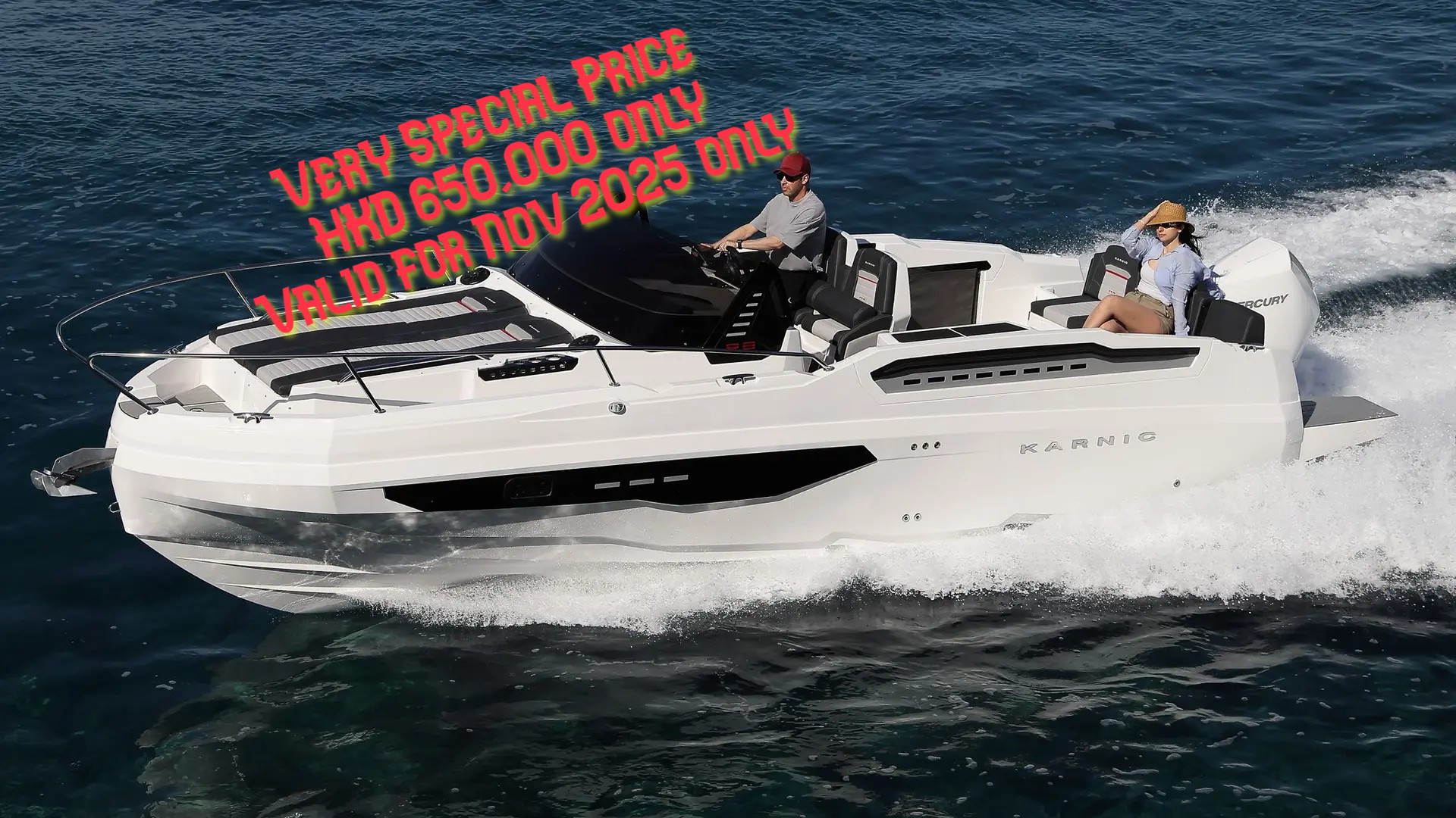 R8s speed boat Karnic