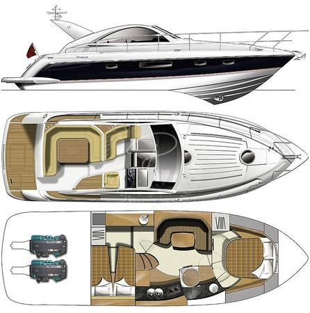 Fairline targa 38 layout