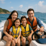 family boating